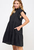 Casual Charm Dress- Black