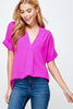 Fit Me Top- Magenta