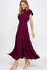 Take Charge Midi Dress- Burgundy