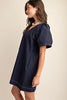 Beyond Words Dress- Navy