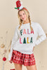 Holiday Falala Embroidered Sweater