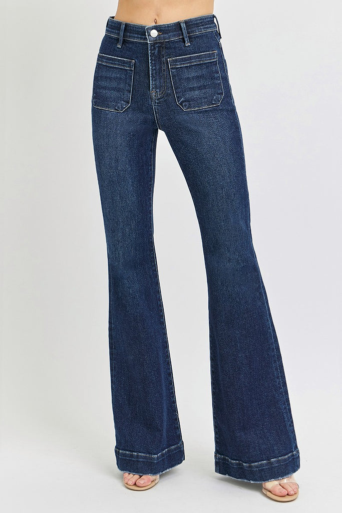 Patch Power Flare Jeans