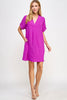 Great Time Mini Dress- Magenta