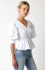 Flirty Girl Top- White