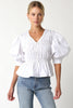 Flirty Girl Top- White