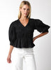 Flirty Girl Top- Black