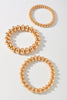 Ball Bead Stretch Bracelet Set