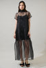 Opera House Organza Dress- Black