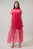 Opera House Organza Dress- Pink