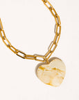 Rouelle Heart Chain Necklace