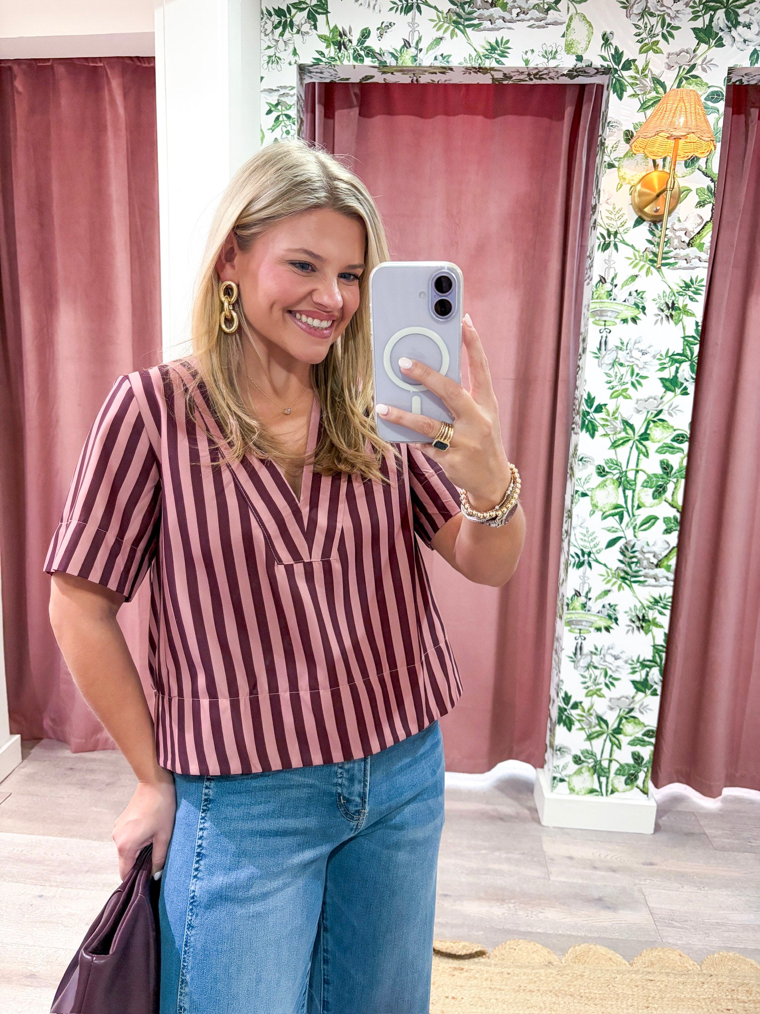 Helena Stripe Top