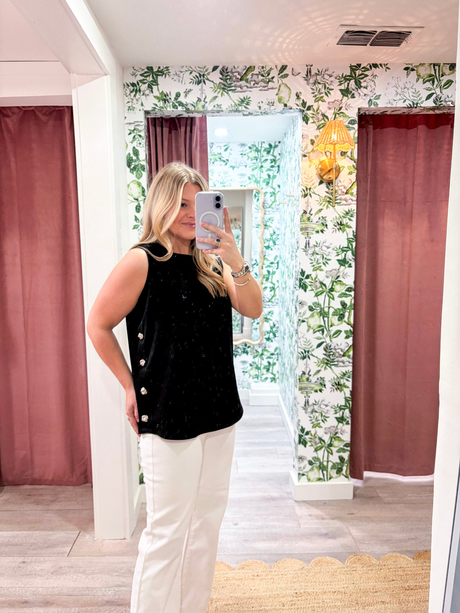 Iris Side Button Tunic