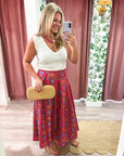 Gardenia Glow Midi Skirt