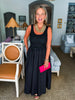 Let's Stroll Dress-Black