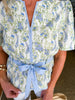 Southern Charm Floral Peplum Top