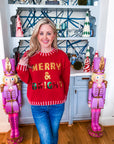 Merry & Bright Sequin Sweater