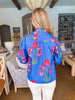 Sweet Florals Top-Blue