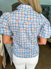 Cherry Check Top