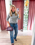 Soft Embrace Crewneck Sweater-Heather Gray