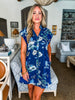 Floral Frolic Denim Mini Dress