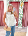 Celeste Lace Top