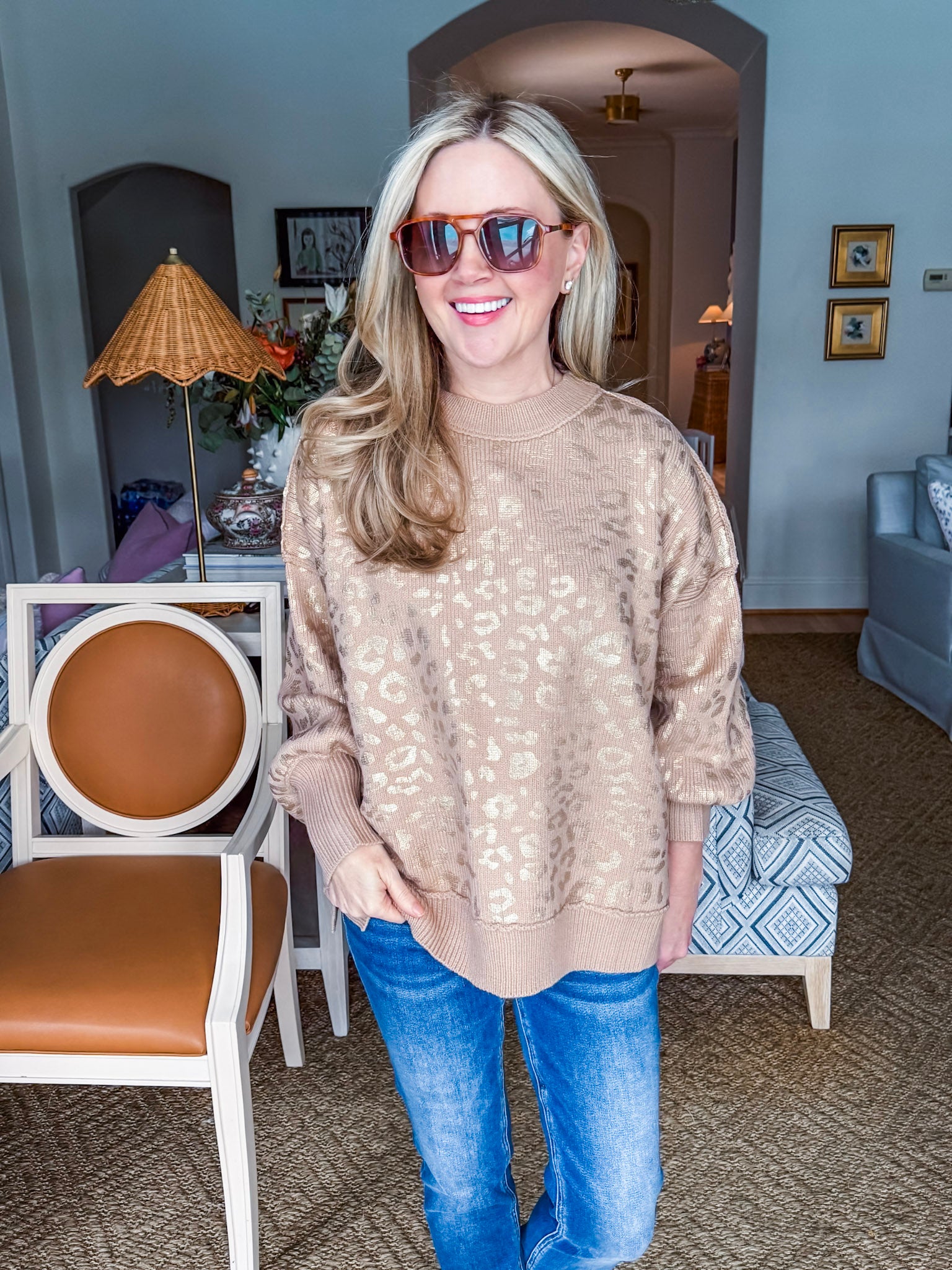Feline Glow Sweater