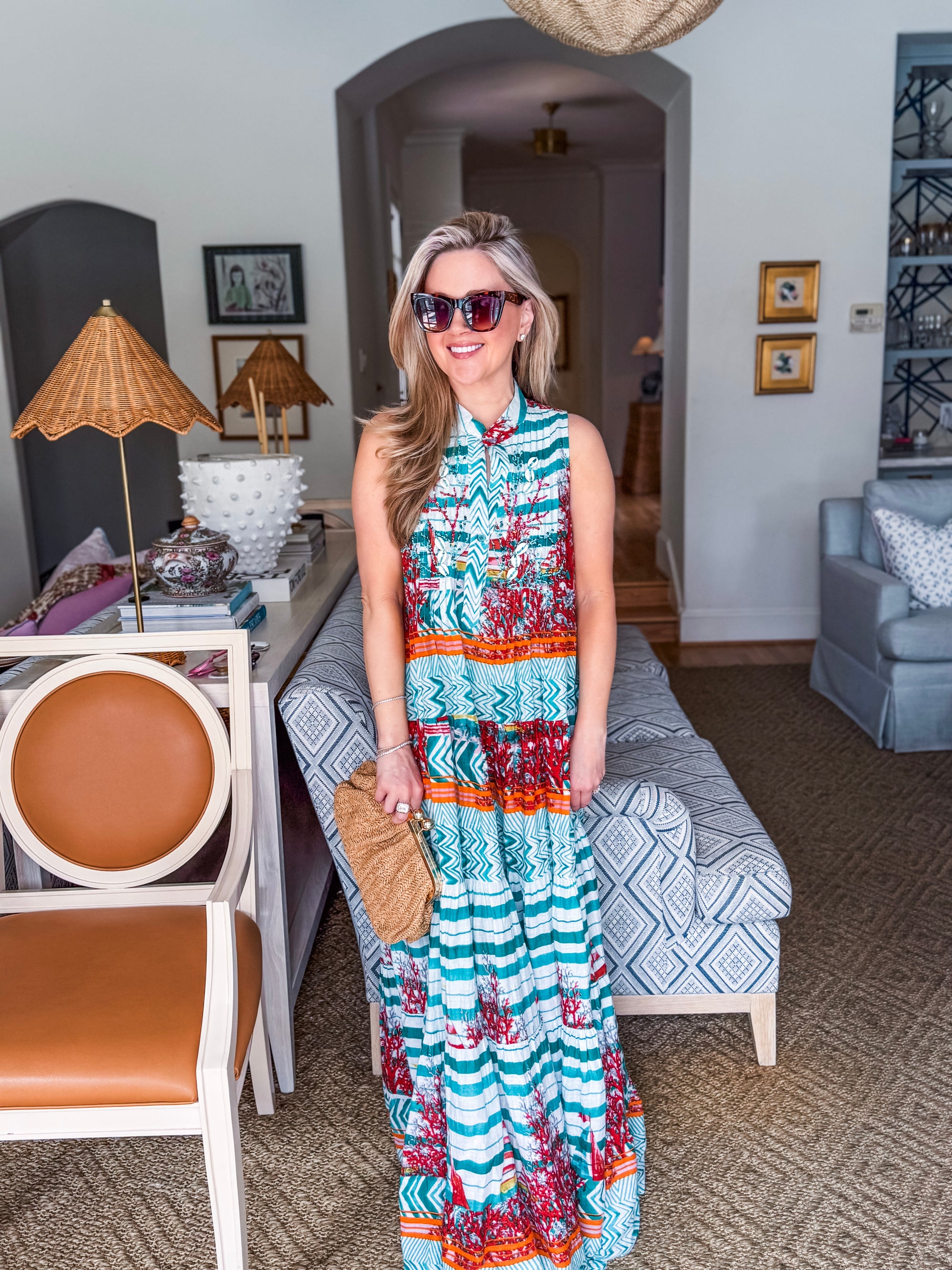 Crystal Waters Maxi Dress