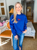 Nantucket Days Lobster Sweatshirt- Navy