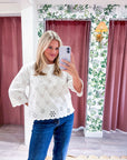 Eloria Eyelet Embroidered Top
