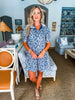 Loving Gaze Mini Dress-Midnight