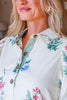 Floral Girl Mini Dress-Cream