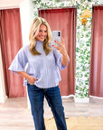 The Classic Swing Sweater-Lavender