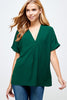 Fit Me Top- Hunter Green