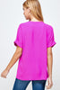 Fit Me Top- Magenta