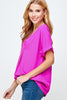 Fit Me Top- Magenta