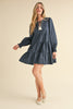 Mindful Movement Mini Dress- Navy