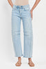 High Rise Barrel Leg Jeans