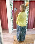 The Classic Swing Sweater-Lemon