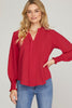 Darling Day Top- Cherry