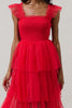 Valle Vista Dress- Red