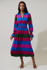 Ria Striped Maxi Dress