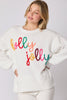 Holly Jolly Embroidered Sweater