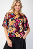 Harvest Flowers Sequins Top