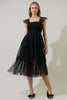 Valle Vista Dress- Black