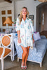 Floral Girl Mini Dress-Cream