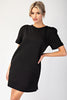 Downtown Stroll Dress-Black