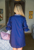 Latte Love Mini Dress-Navy