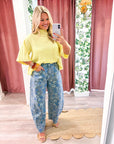 The Classic Swing Sweater-Lemon