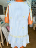 Limoncello Embroidered Mini Dress