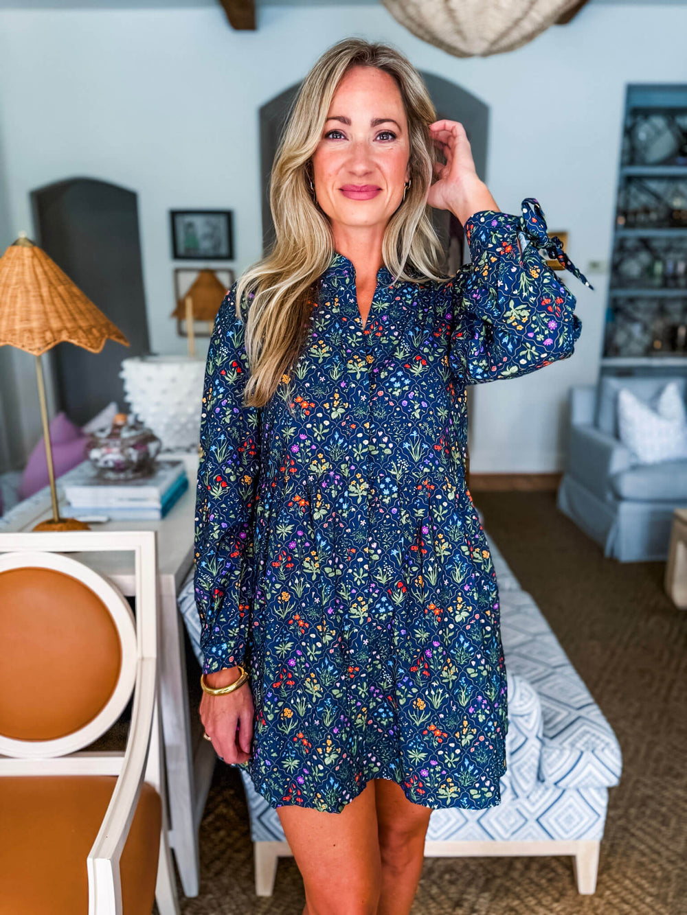Palmas Floral Print Dress